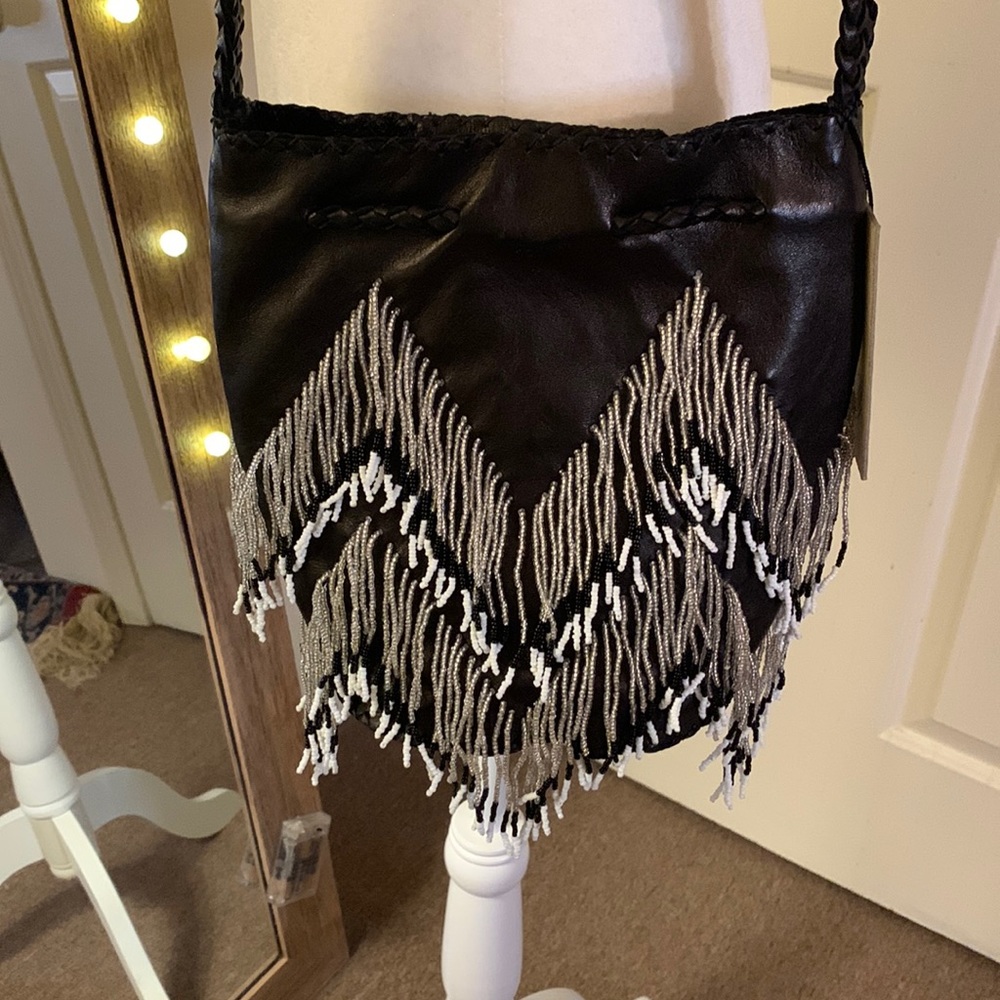 Free People x Enshalla Beaded Bucket Bag - Picture 9 of 17